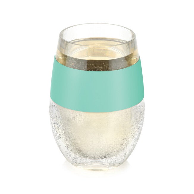 Wine Freeze Cooling Cups In Mint (Set Of 2) By, , alternate image number null