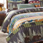 Black Bear Lodge Quilt And Decorative Pillow Set, , alternate image number null