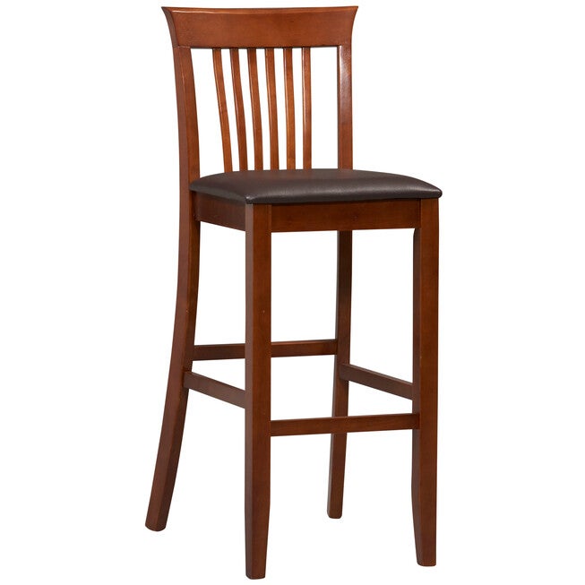 Triena Collection Craftsman Bar Stool, 30 inchesH, DARK CHERRY, hi-res image number null