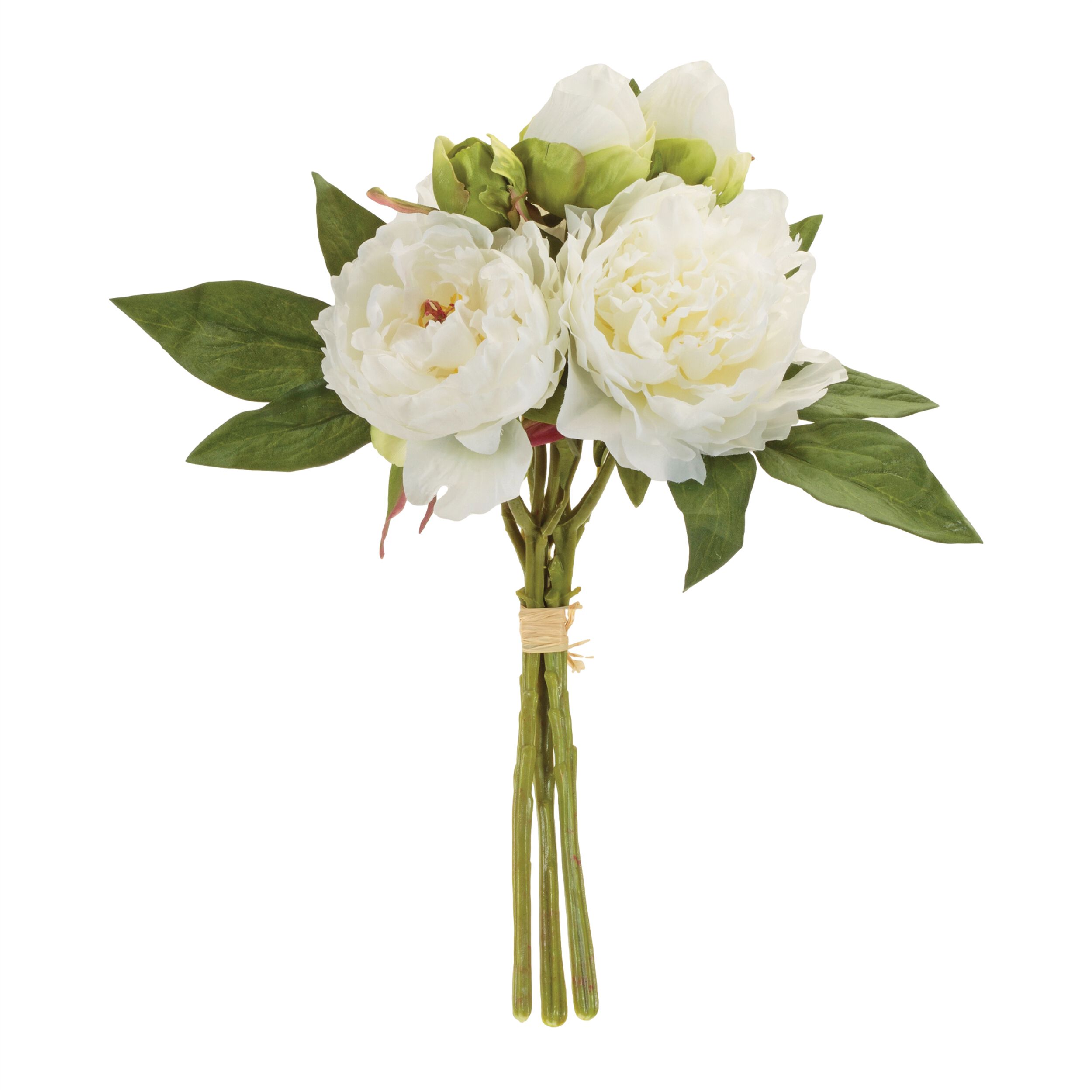 Peony Floral Bundle Set of 2, WHITE GREEN, hi-res image number 0