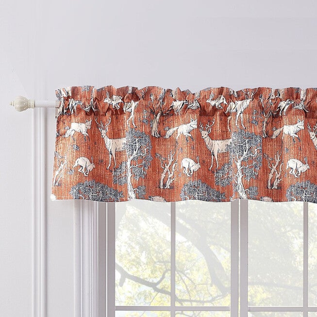Menagerie Saffron Window Valance, SAFFRON, hi-res image number 0