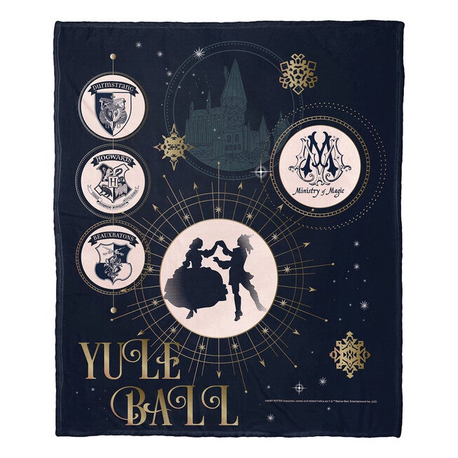 Wb Harry Potter Yule Ball Silk Touch Throw, , on-hover image number null