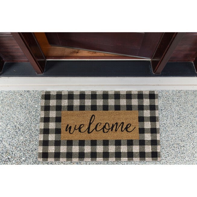 Checkers Welcome Doormat, , on-hover image number 1