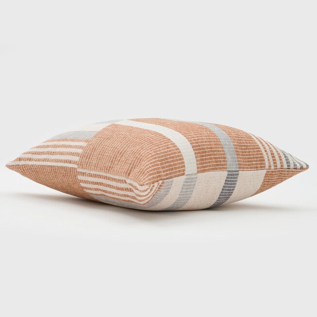 OLOV UNSYMETRICAL STRIPES PILLOW 18X18, , on-hover image number 1