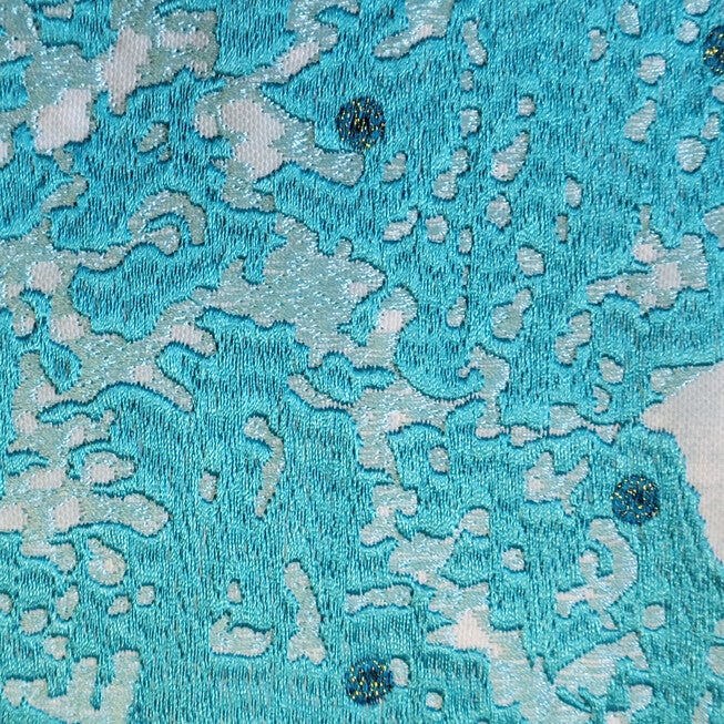Edie @ Home Indoor/Outdoor Embroidered Starfish Decorative Throw Pillow 18X18, Blue, , alternate image number null