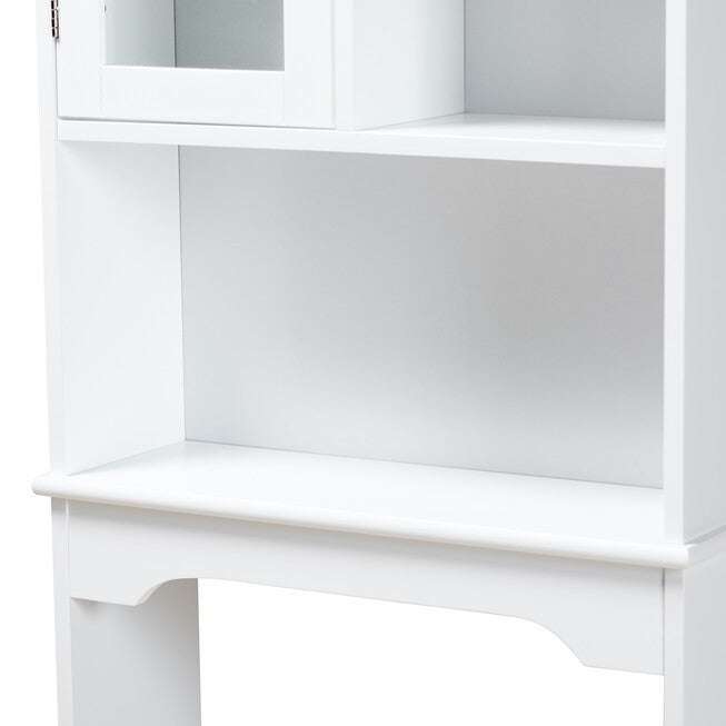 Campbell Wood Over The Toilet Bathroom Storage Cabinet Furniture, , alternate image number 5