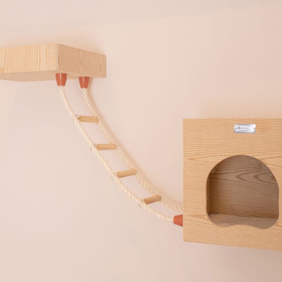 Real Wood Wall Series: Cat Soft Ladder, , alternate image number null