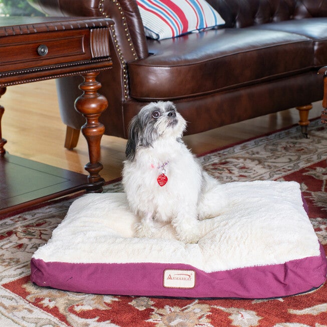 Medium Pet Bed, Dog Crate Mat With Poly Fill Cushion & Removable Cover, , alternate image number 2