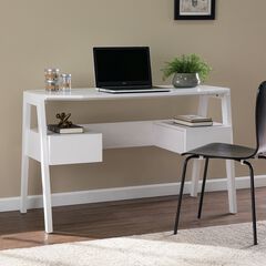 Clyden Midcentury Modern Writing Desk W Storage