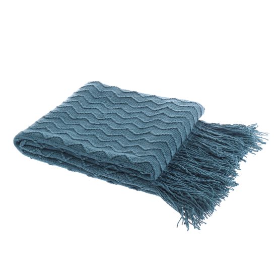 Battilo Home Lightweight Throw Blanket Textured Solid Soft Sofa Couch Cover Decorative Knitted Blanket 50" x 60", , on-hover image number null