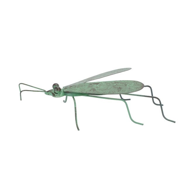 Iron Metal Bumble Bee Garden Accent (Set of 2), GREEN/BLACK, alternate image number 1