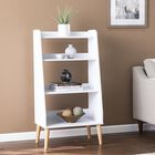 Berritza Midcentury Modern Bookshelf, WHITE, hi-res image number null