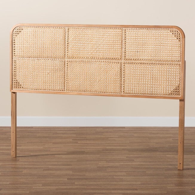 Lainer Modern Bohemian Bamboo Queen Size Headboard, , alternate image number null
