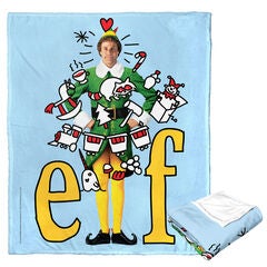 Wb Elf Montage Silk Touch Throw Blanket