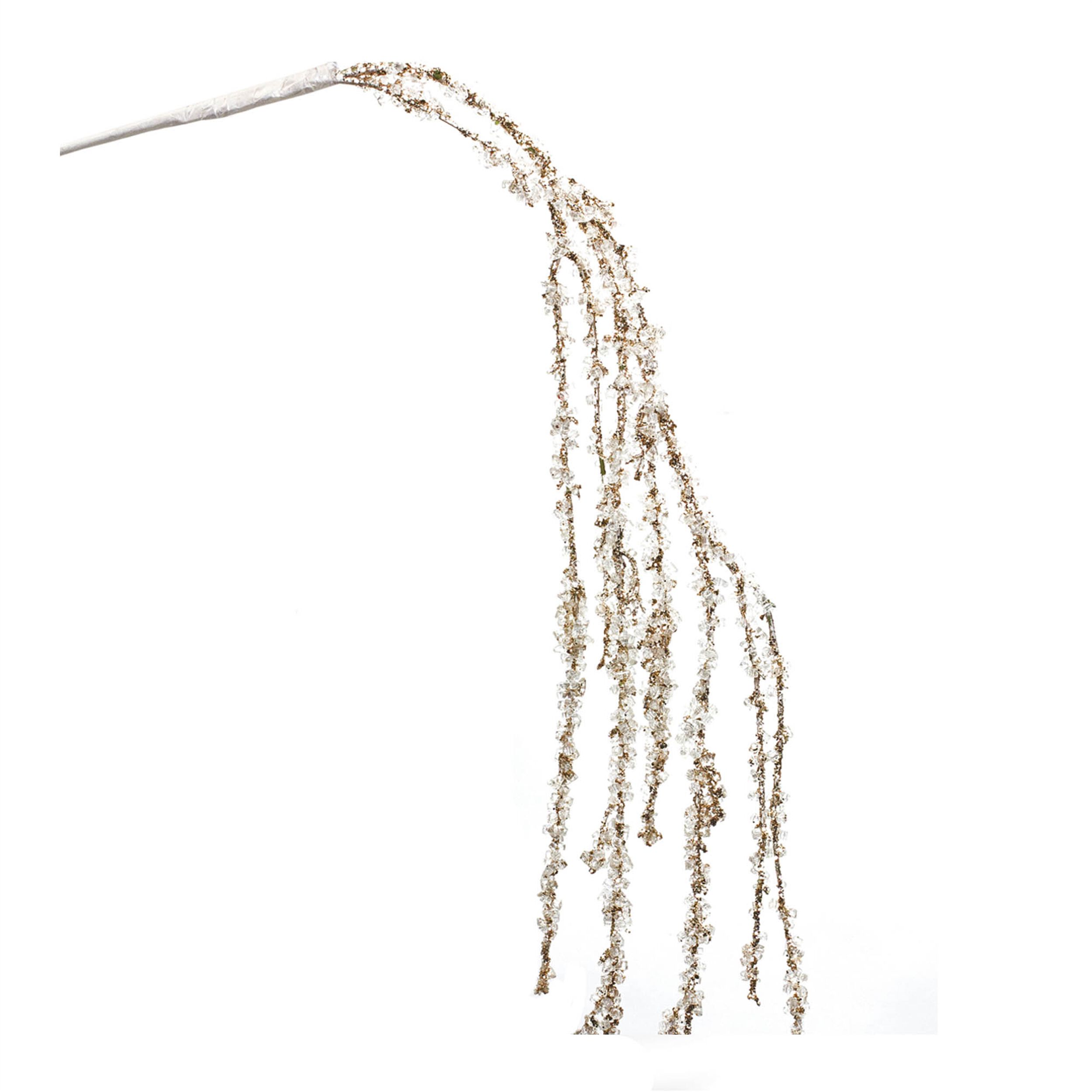Silver Glitter Branch (Set of 2), WHITE SILVER, hi-res image number 0