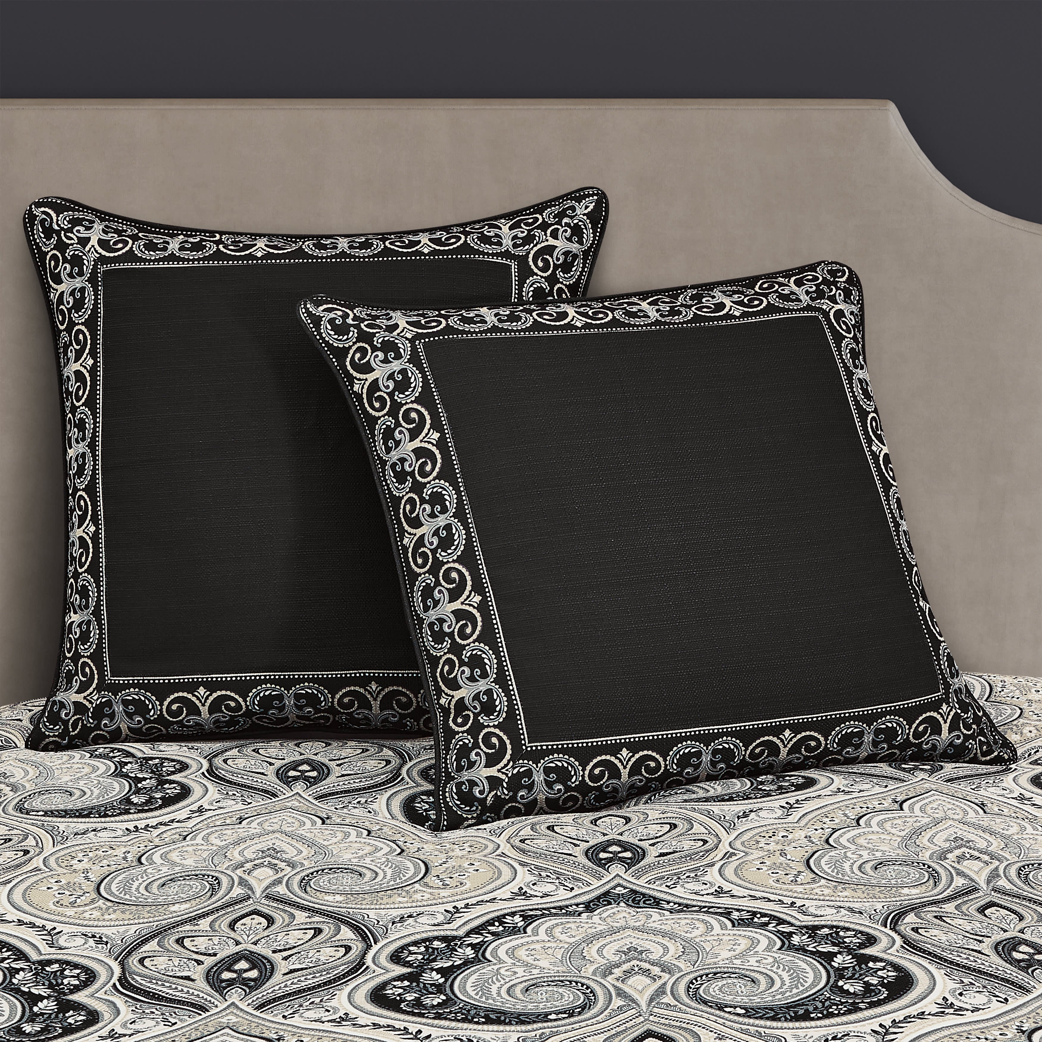 Messina Euro Sham, BLACK, alternate image number 1
