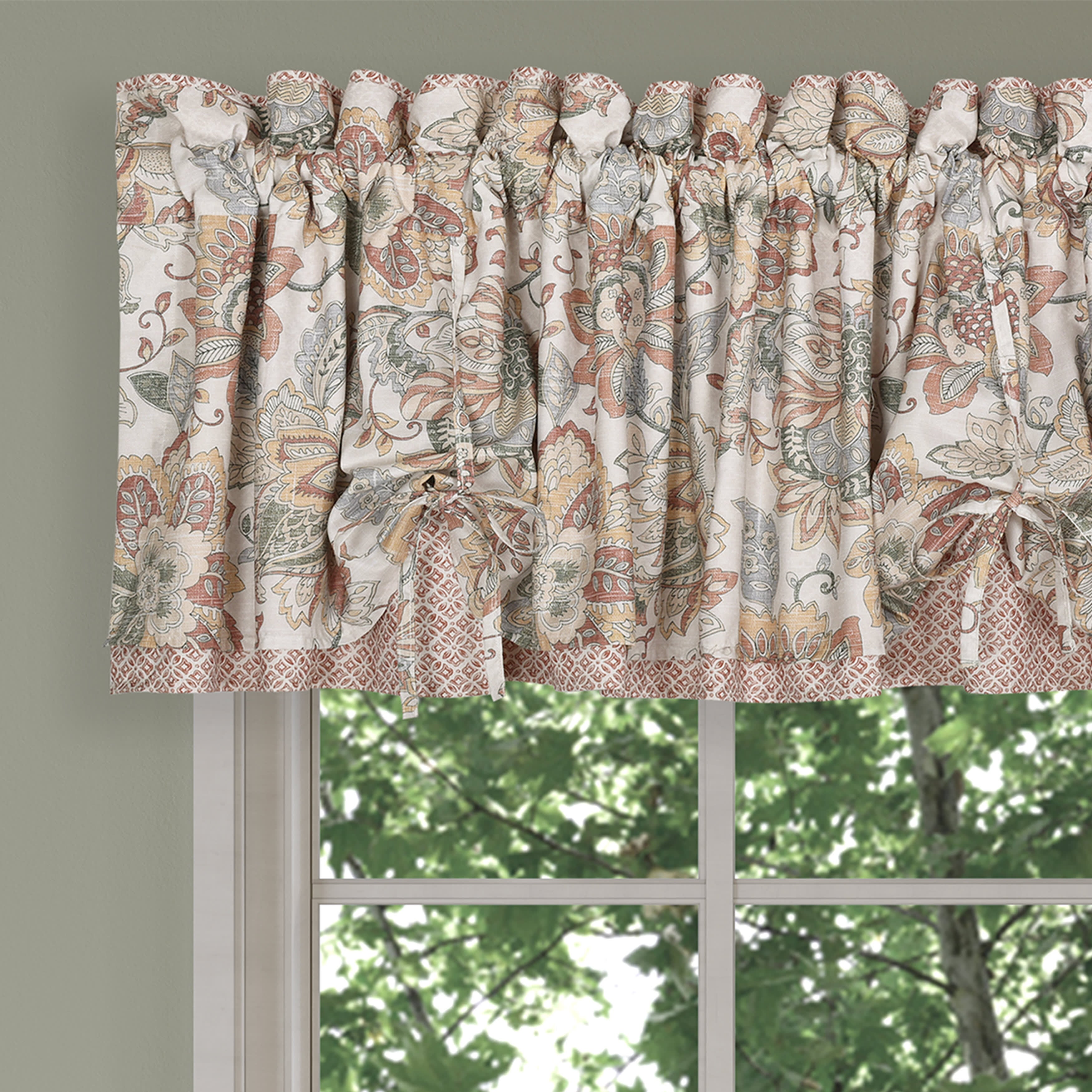 Janessa Window Straight Valance, SPICE, alternate image number null