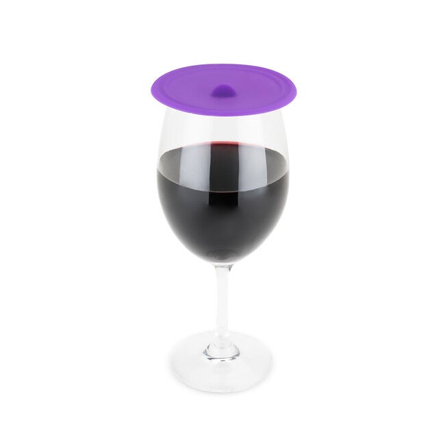 Dome Wine Glass Covers In Asstd Colors By True, , on-hover image number null
