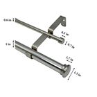Imperial Corona Double Window Curtain Rod Set Window, , on-hover image number null