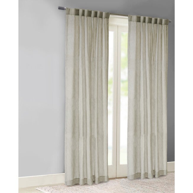 Lindsey Light Filtering Back Tab Curtain Panel, , alternate image number 6
