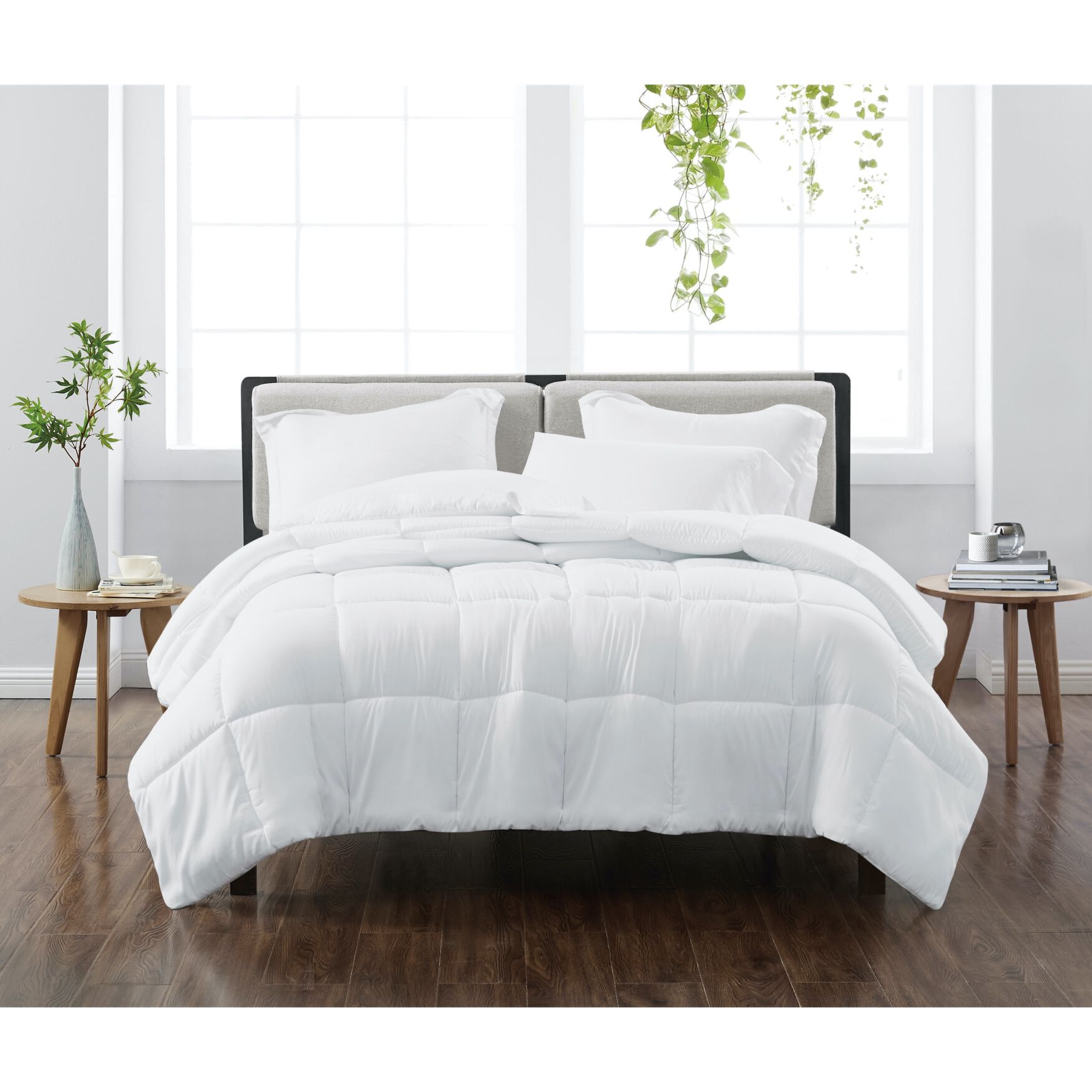 Heritage Solid Comforter Set, , alternate image number 5