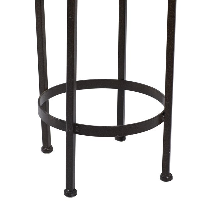 Set Of 3 Black Metal Traditional Plantstand, , alternate image number null