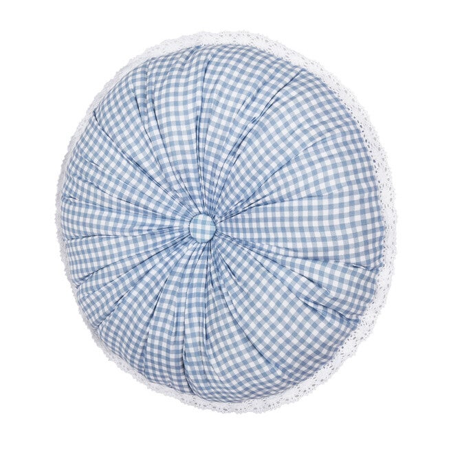 Kourtney Round Decorative Throw Pillow, BLUE, hi-res image number null