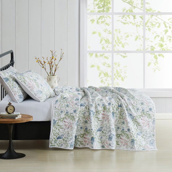 Cottage Classics Field Floral 2 Piece Quilt Set, , alternate image number null