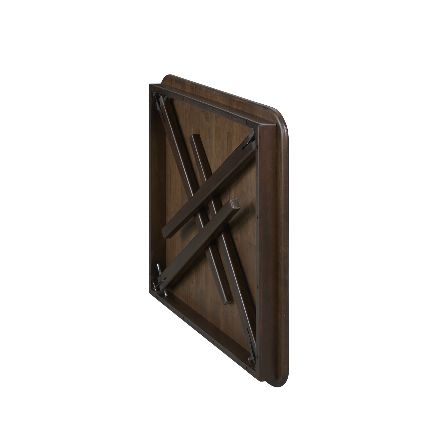 Straight Edge Wood Folding Card Table, , alternate image number 3