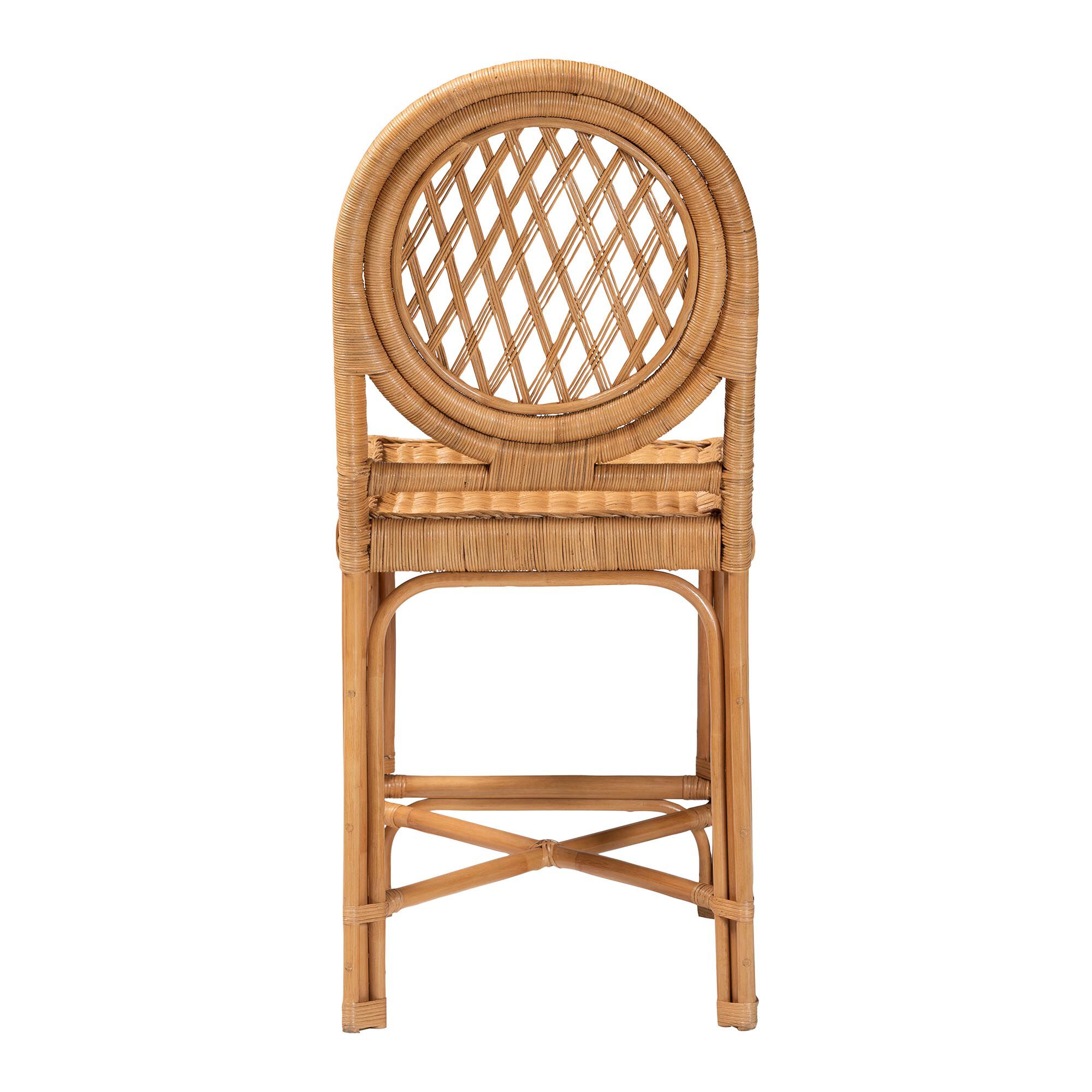 Oxford Natural Rattan Counter Stool, LIGHT HONEY, alternate image number 4