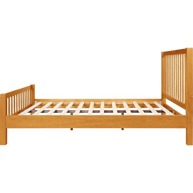 Hampton Wooden Platform Bed in Oak, Queen, , alternate image number 10