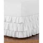 Belles & Whistles 3-Tiered Ruffle 15" Drop Bed Skirt, , alternate image number null