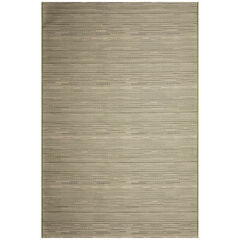Miranda Tweed Stripe Indoor/Outdoor Area Rug Aqua