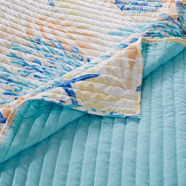 Montego Quilt And Pillow Sham Set, , alternate image number 3