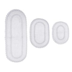 Hampton Crochet 3 Piece Bath Rug Collection