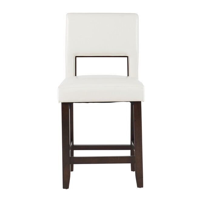Vega Counter Stool White 24, WHITE, hi-res image number 0