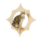 Sun Shape Cat Wall Shelves, NATURAL BEIGE, hi-res image number null