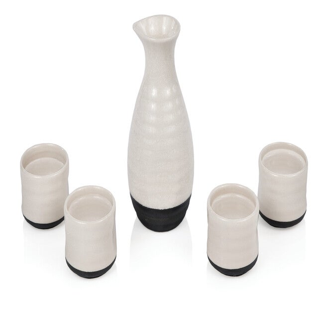 Fervor: 5-Piece Sake Set, WHITE, hi-res image number null