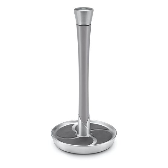 Fleur Paper Towel Holder, GREY, hi-res image number null