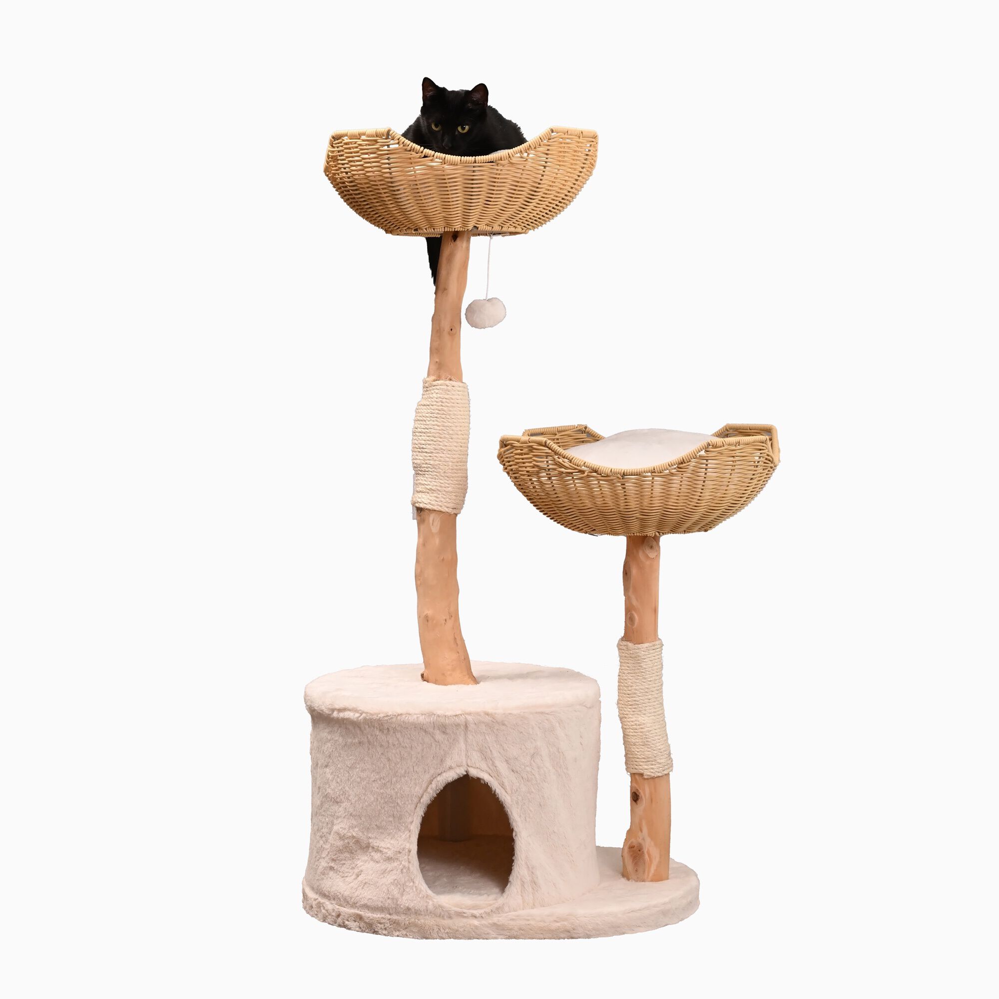 AMNI Cat Tree: The All-in-One Play and Rest Station, BEIGE, alternate image number 7
