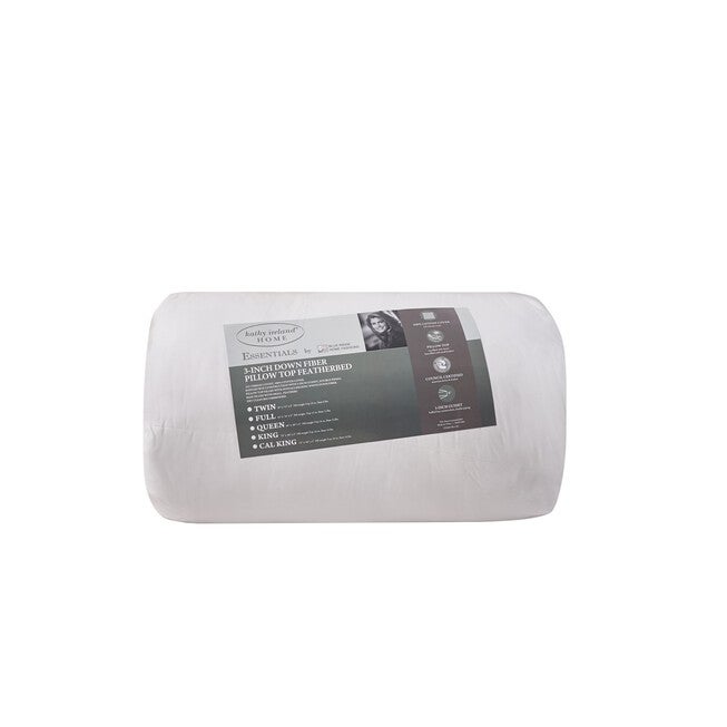kathy ireland White Down Fiber Top Featherbed, , alternate image number 5