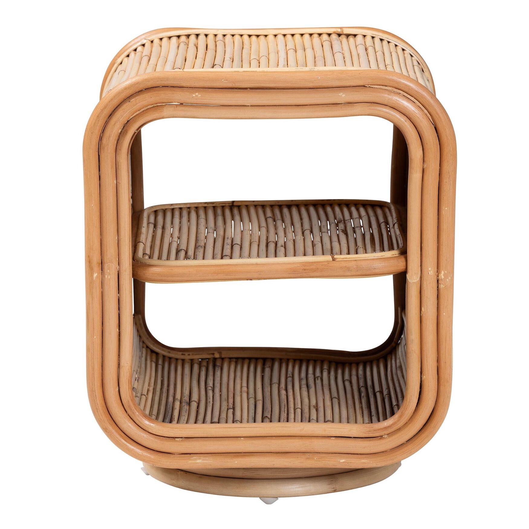 Bethari Bohemian Natural Rattan Nightstand, , on-hover image number 1