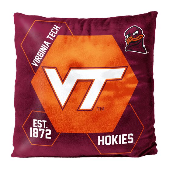 Virignia Tech Connector Velvet Reverse Pillow, MULTI, hi-res image number null