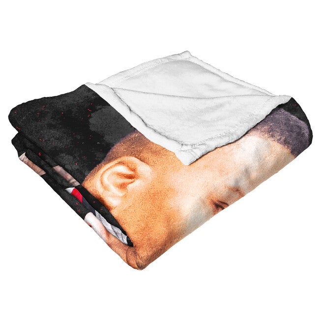 Nba 575 Trailblazers - Damian Lillard Silk Touch Throw Blanket, , alternate image number null