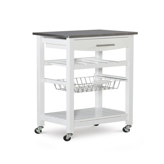 Kitchen Island Granite Top White, WHITE, hi-res image number null