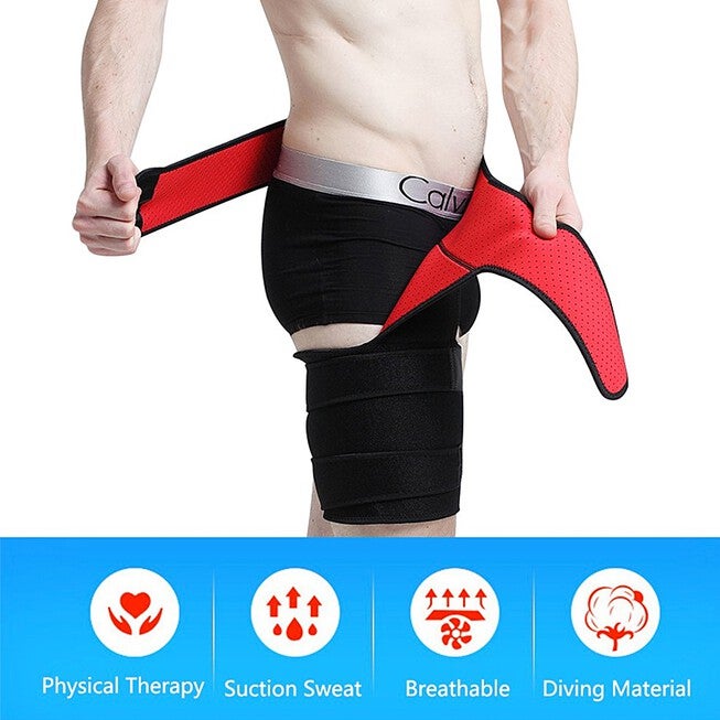 Non Slip Compression Adjustable Hip Brace Wellness, , on-hover image number null
