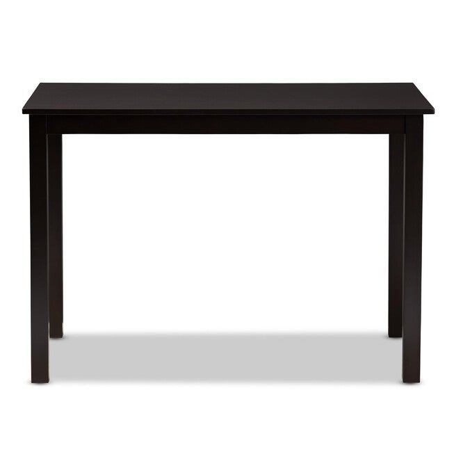 Eveline Modern Espresso Brown Finished Wood 43-Inch Dining Table, , on-hover image number 1