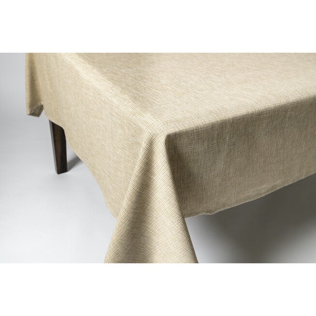 TWEED TABLECLOTHS, BEIGE GREEN, hi-res image number null