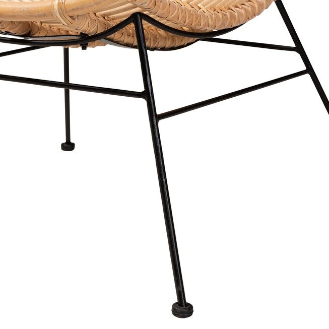 Colorado Modern Bohemian Rattan Accent Chair, , alternate image number 4