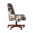 Delgany Office Chair Brown and White Cow Print, , alternate image number null